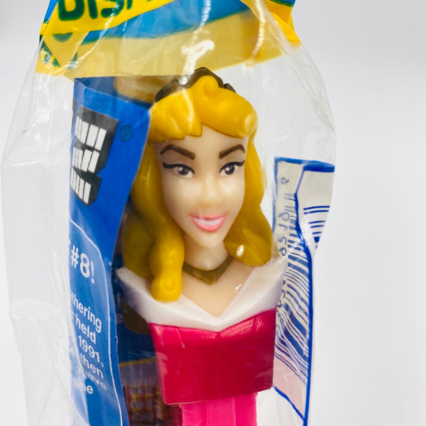 Disney Princess Sleeping Beauty Aurora  PEZ dispenser (2006) carded 7.5 China blue cello