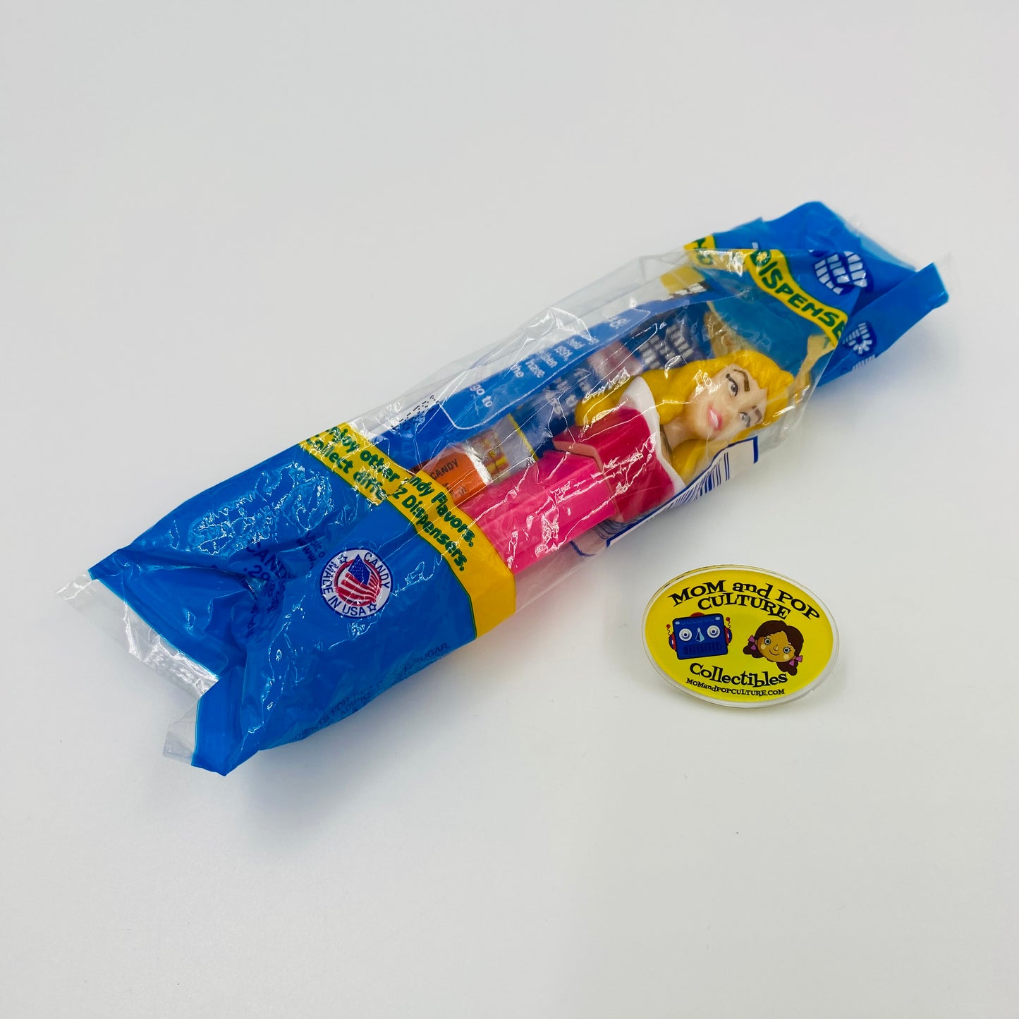 Disney Princess Sleeping Beauty Aurora  PEZ dispenser (2006) carded 7.5 China blue cello