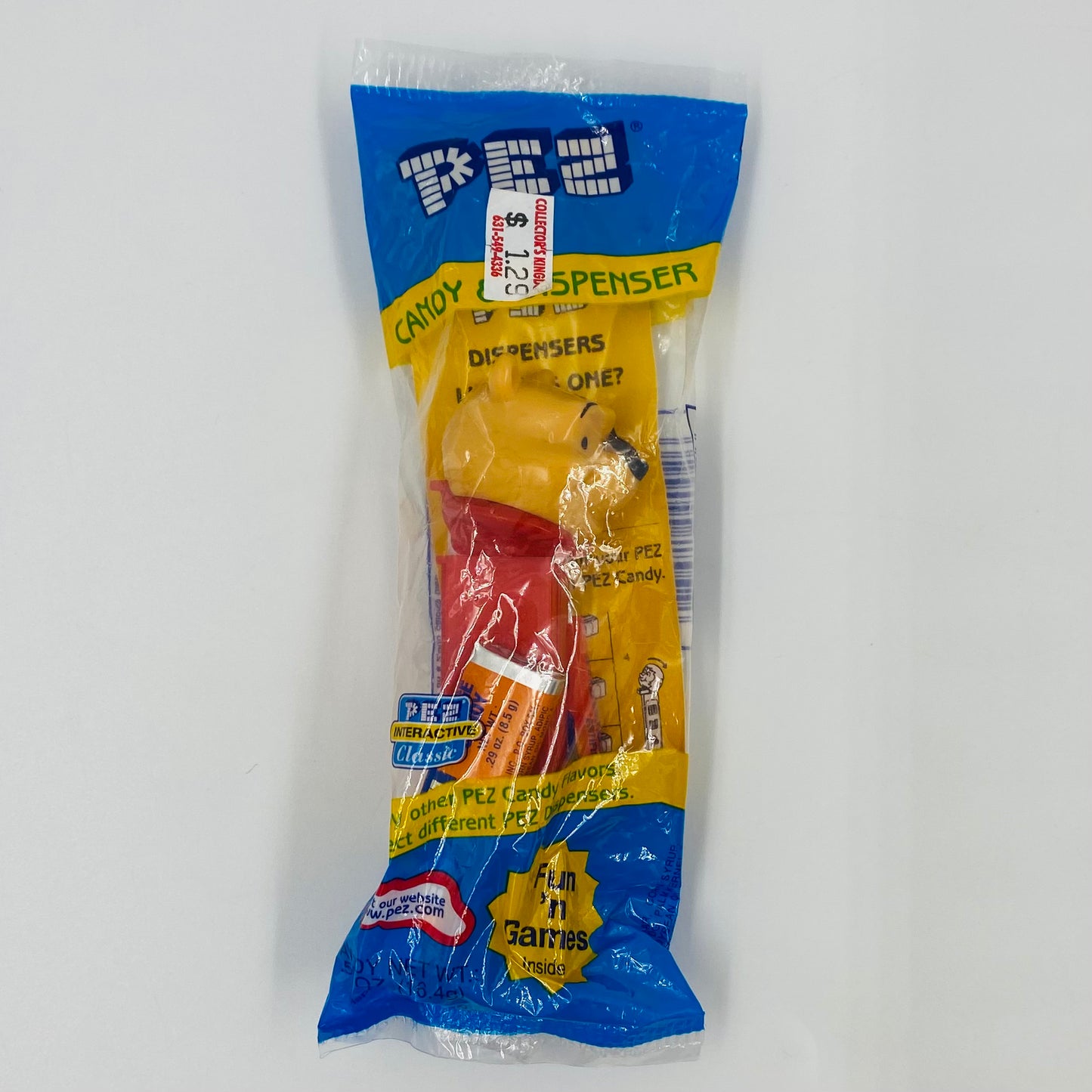 Winnie the Pooh PEZ dispenser (2001) bagged 5.9 Hungary blue cello