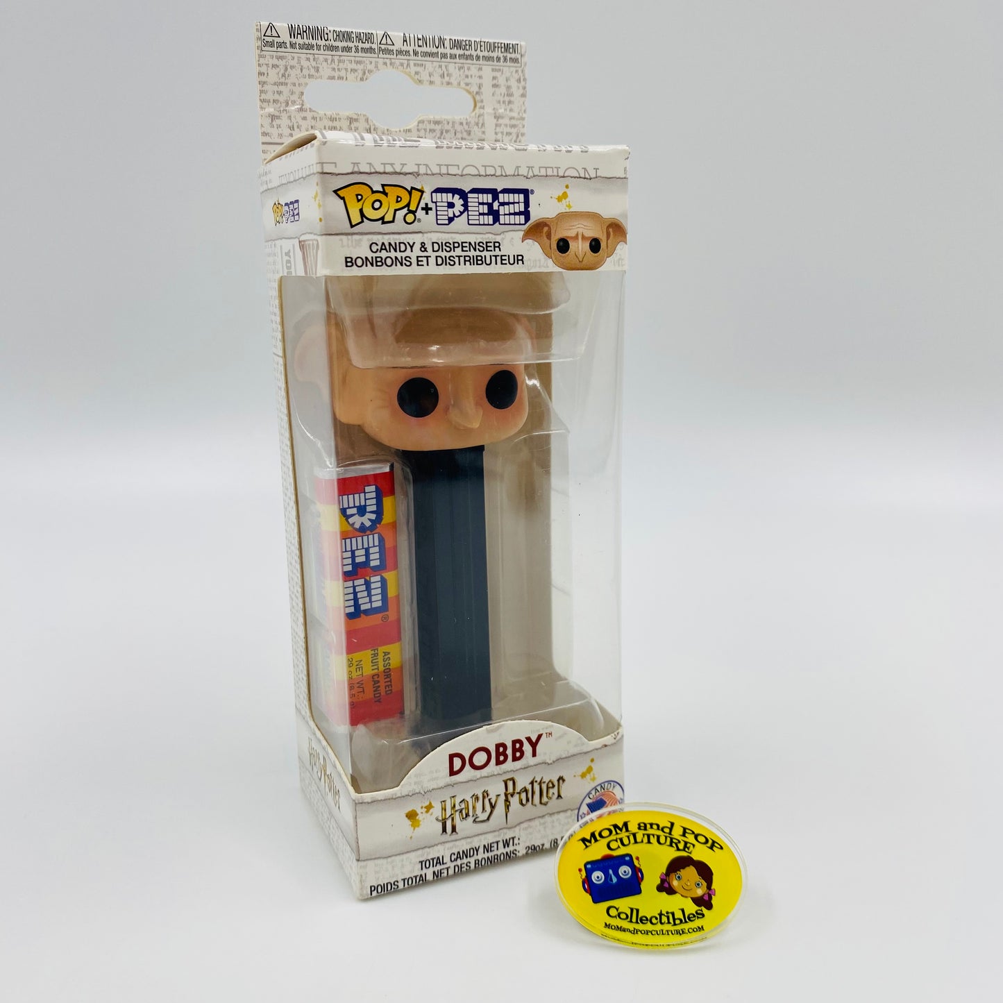 Harry Potter Dobby Pop! + PEZ dispenser (2018) boxed