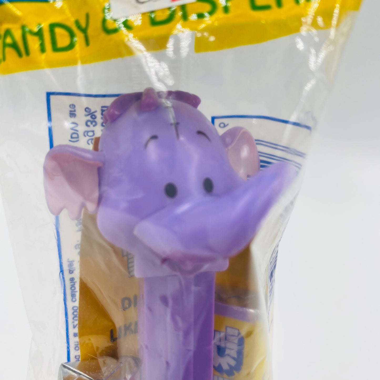 Winnie the Pooh Lumpy the Heffalump PEZ dispenser (2004) bagged 4.9 Hungary blue cello
