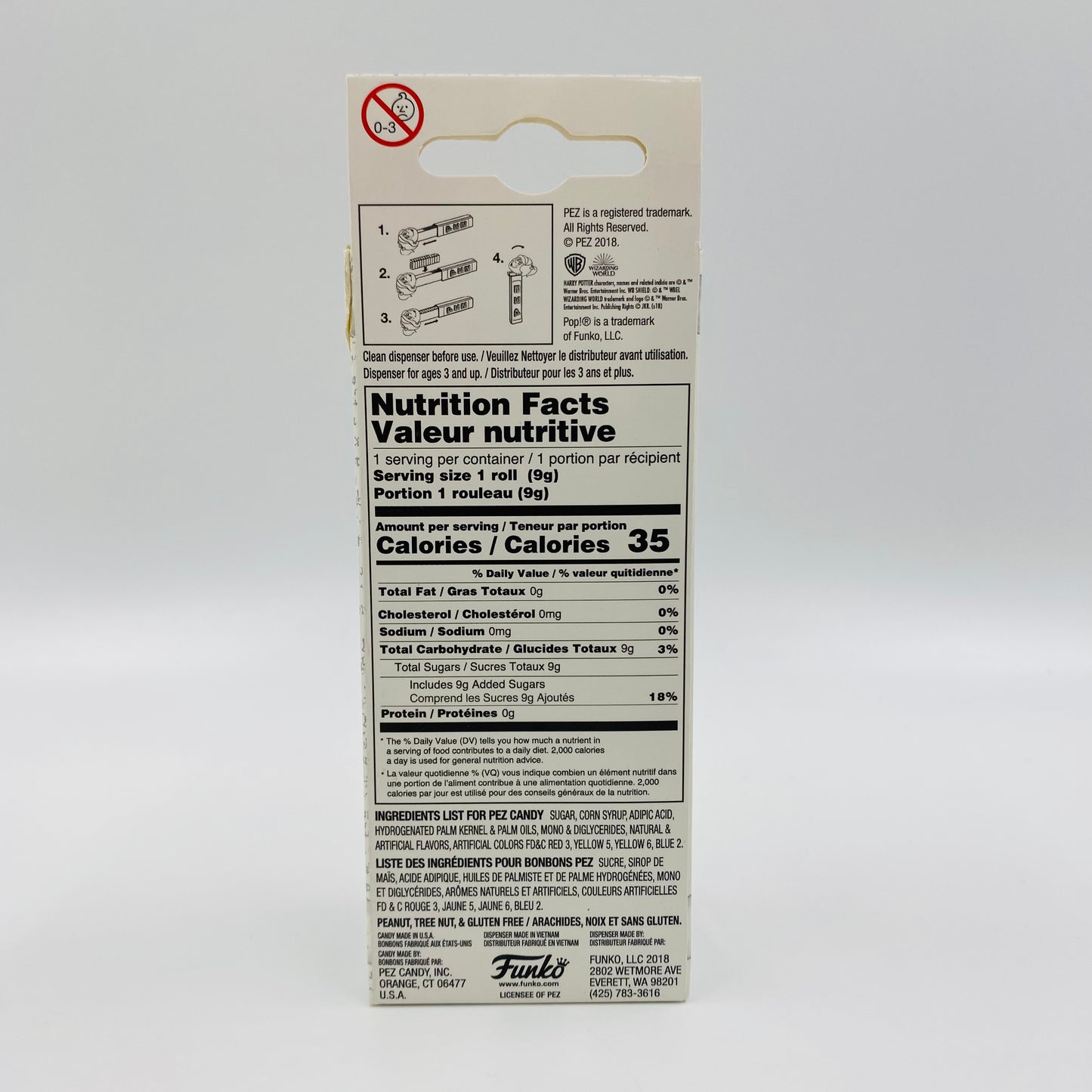 Harry Potter Ron Weasley Pop! + PEZ dispenser (2018) boxed