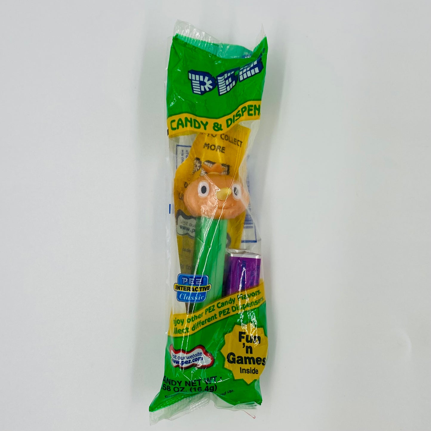 Bob the Builder Spud the Scarecrow PEZ dispenser (2002) bagged 4.9 Hungary green cello