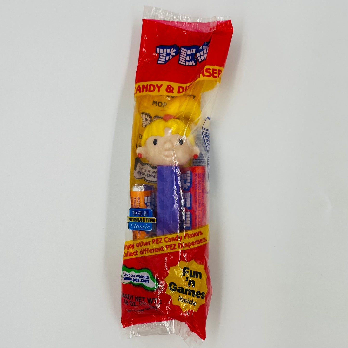 Bob the Builder Wendy PEZ dispenser (2002) bagged 5.9 Slovenia red cello