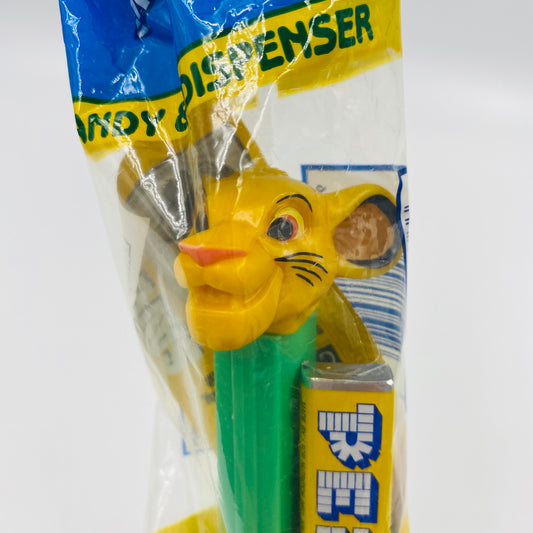 Lion King Simba PEZ dispenser (2004) bagged blue cello