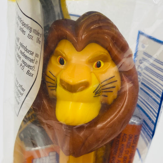 Lion King Mufasa PEZ dispenser (2004) bagged 4.9 Hungary blue cello