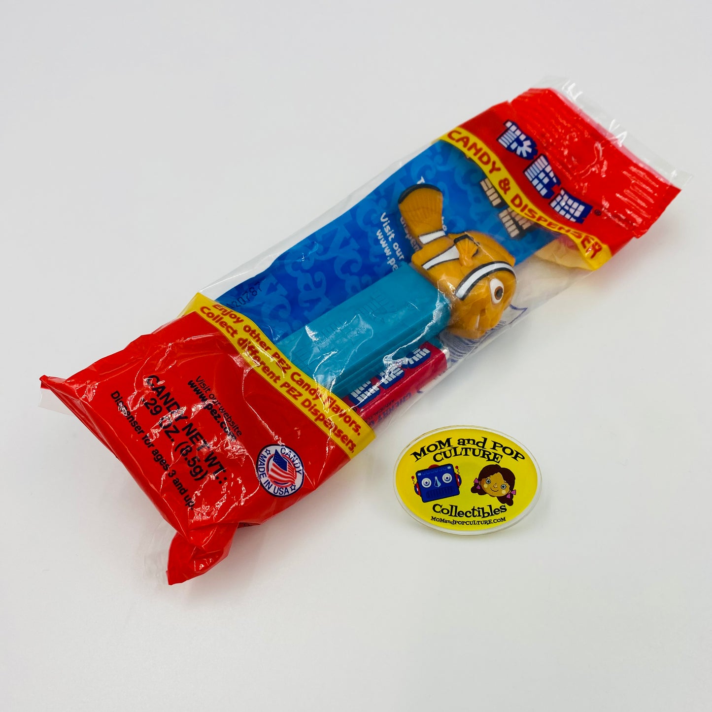 Finding Nemo Nemo PEZ dispenser (2007) bagged 5.9 China red cello