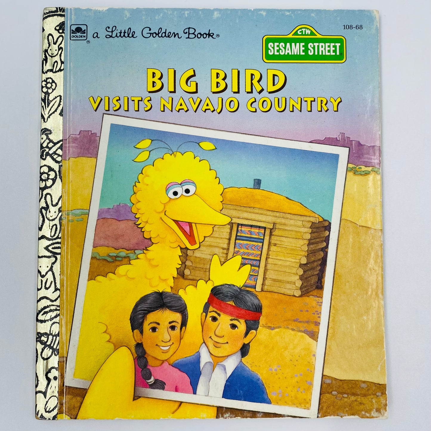 A Little Golden Book: Sesame Street Big Bird Visits Navajo Country (1993) Golden