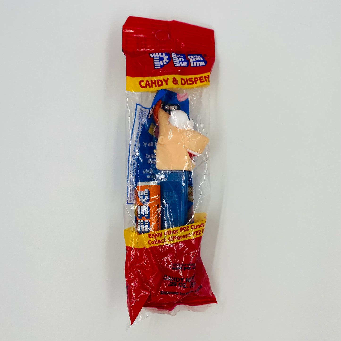 Phineas & Ferb Phineas PEZ dispenser (2011) bagged 5.9 China red cello