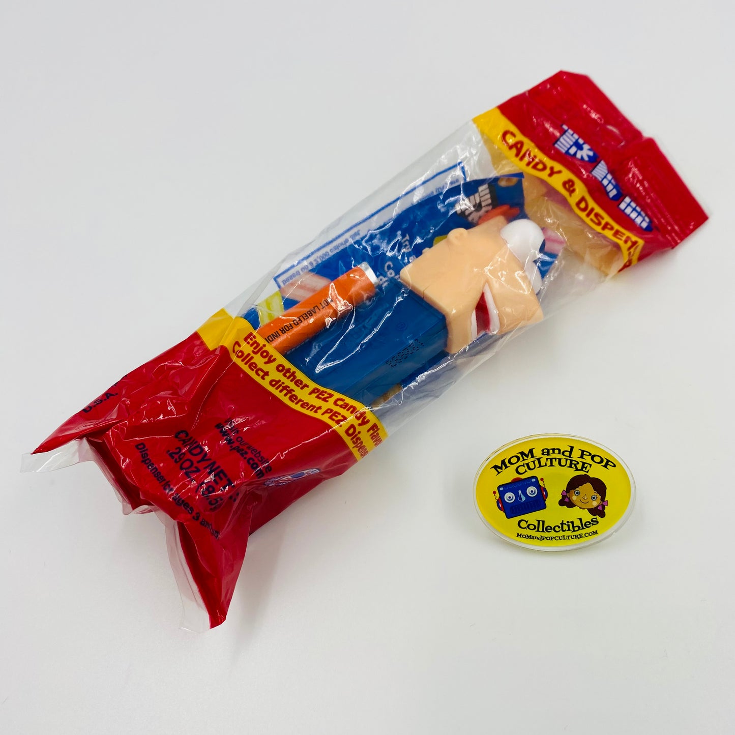 Phineas & Ferb Phineas PEZ dispenser (2011) bagged 5.9 China red cello