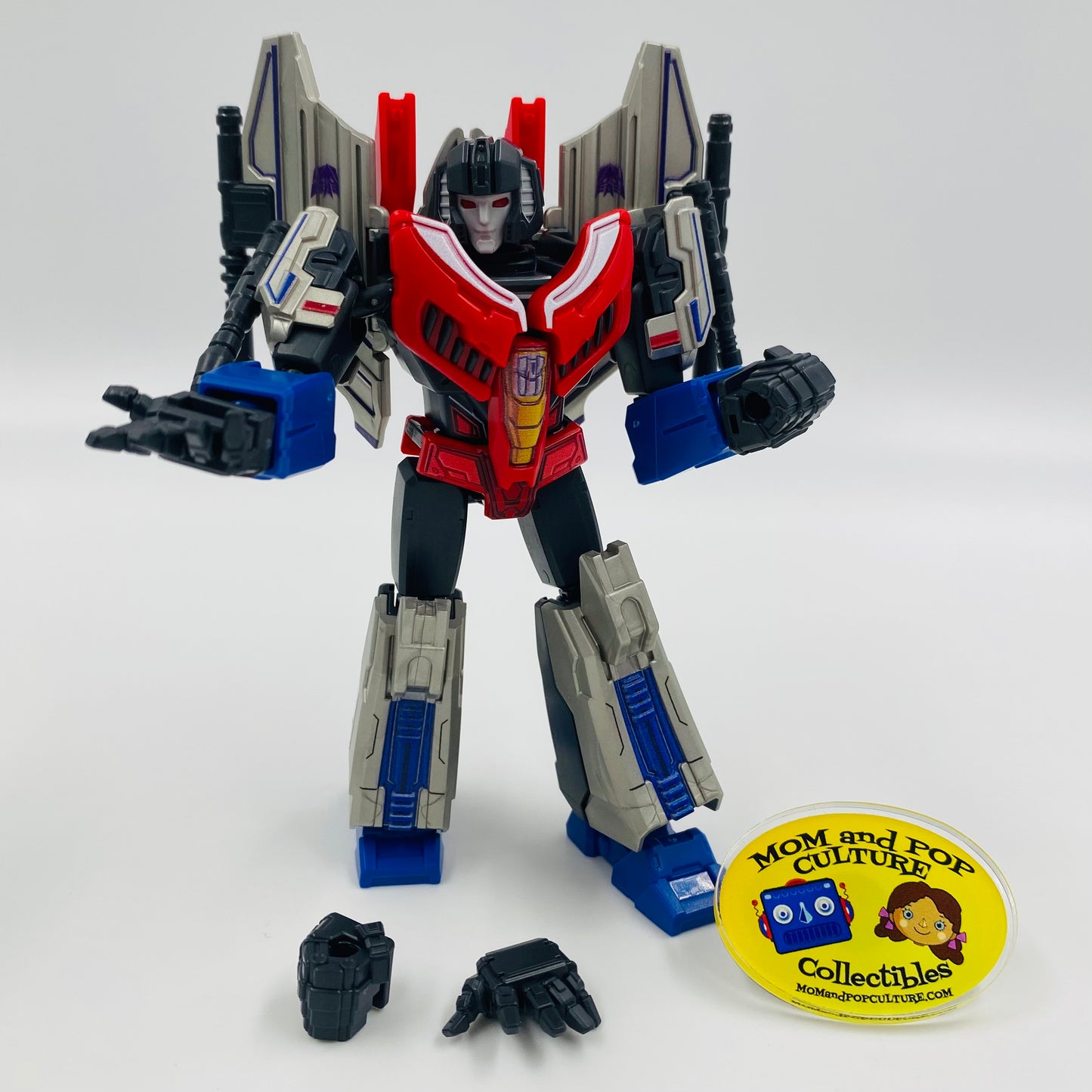 Transformers Galaxy Version 07 Starscream loose 4” action figure (2025) Blokees
