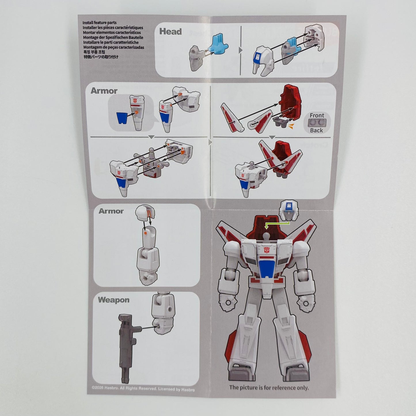 Transformers Galaxy Version 09 Jetfire loose 4” action figure (2026) Blokees