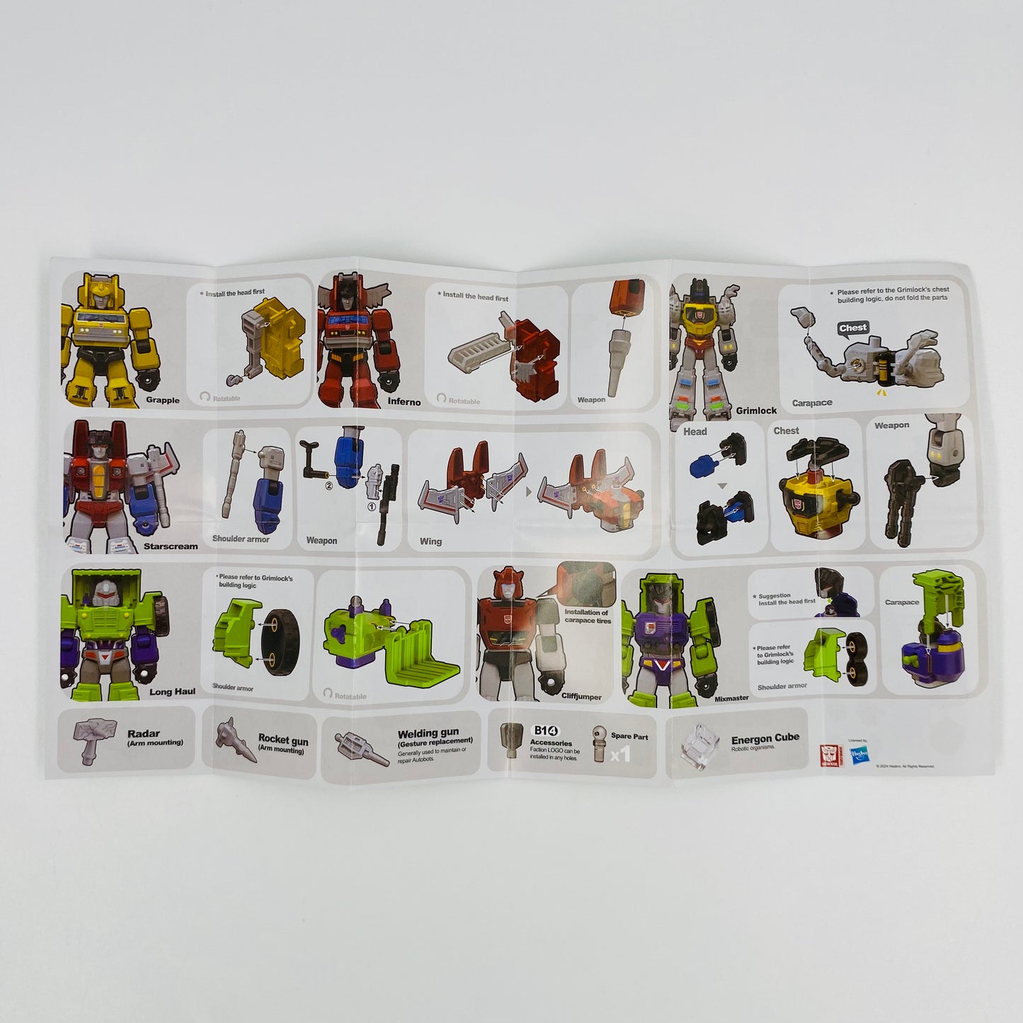 Transformers Galaxy Version 02 Mixmaster loose 4” action figure (2024) Blokees
