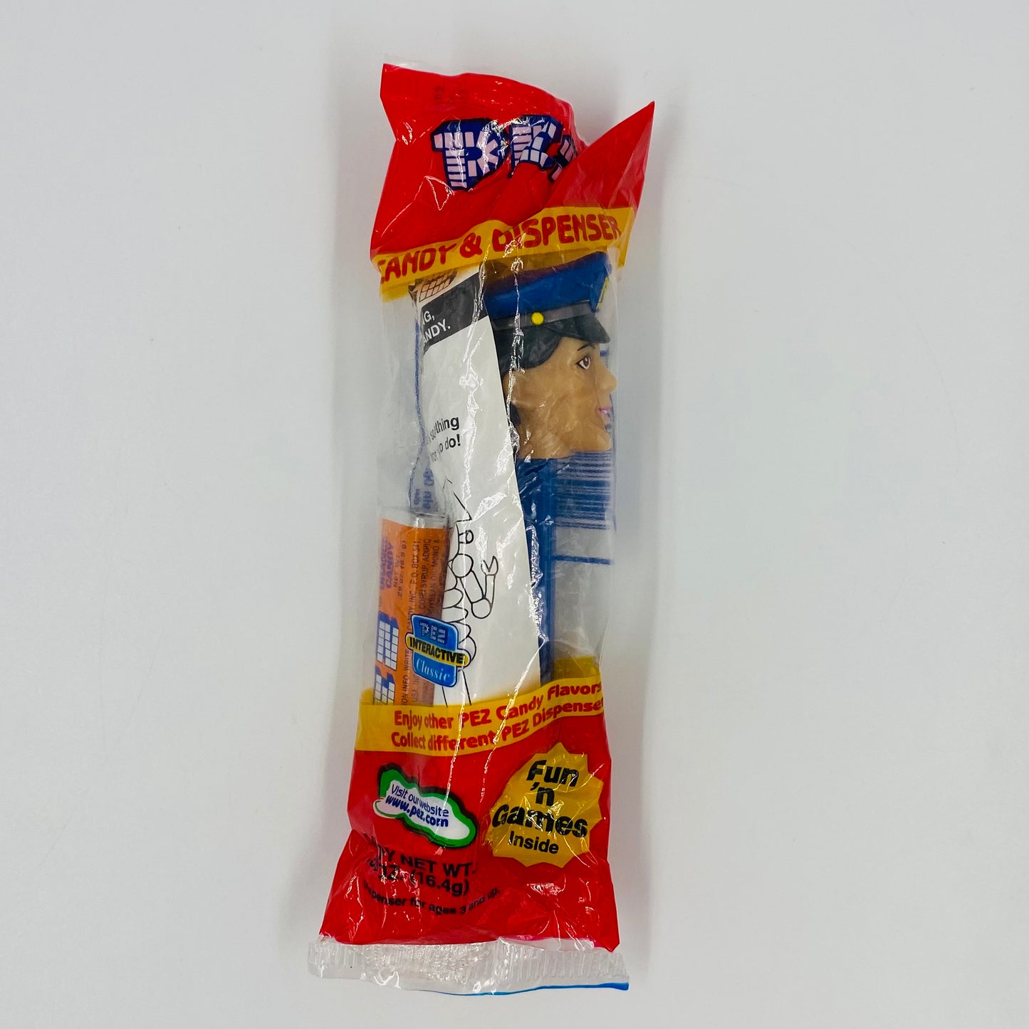 Emergency Heroes Penny the Policewoman PEZ dispenser (2003) bagged 5.9 China red cello