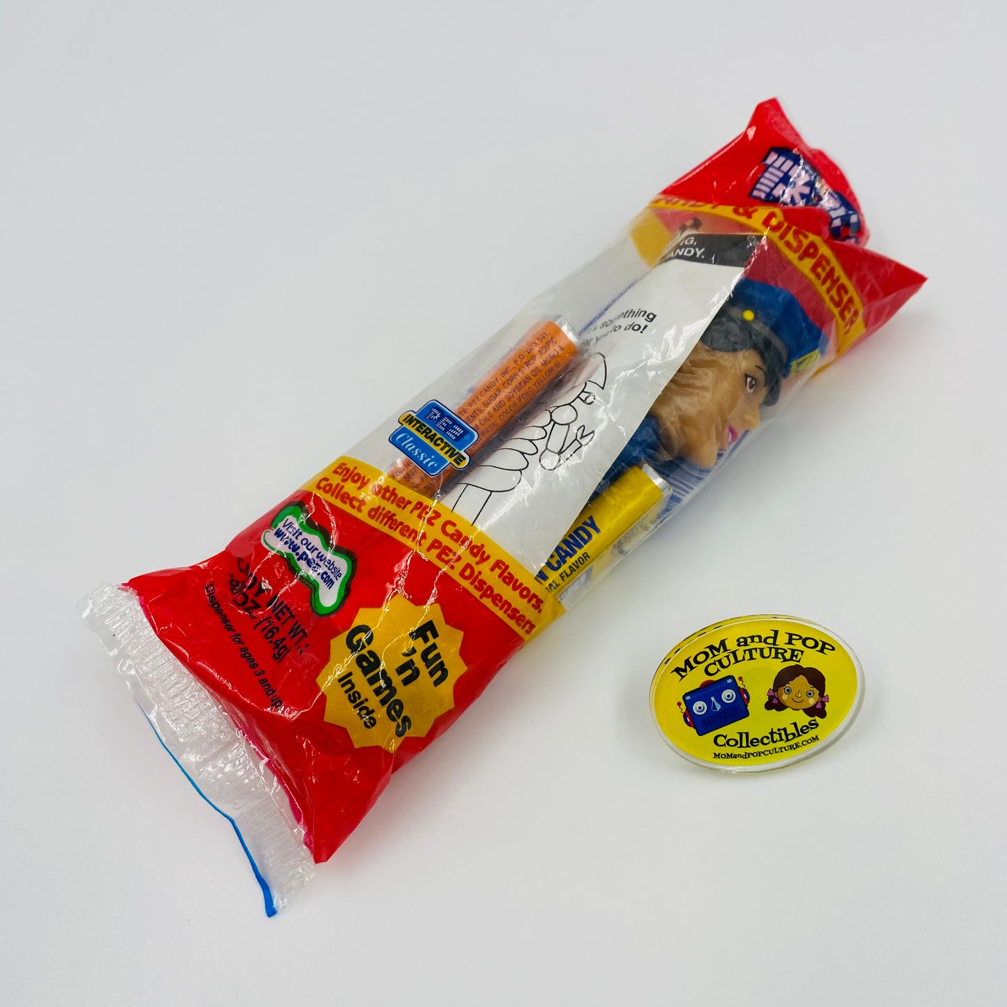 Emergency Heroes Penny the Policewoman PEZ dispenser (2003) bagged 5.9 China red cello