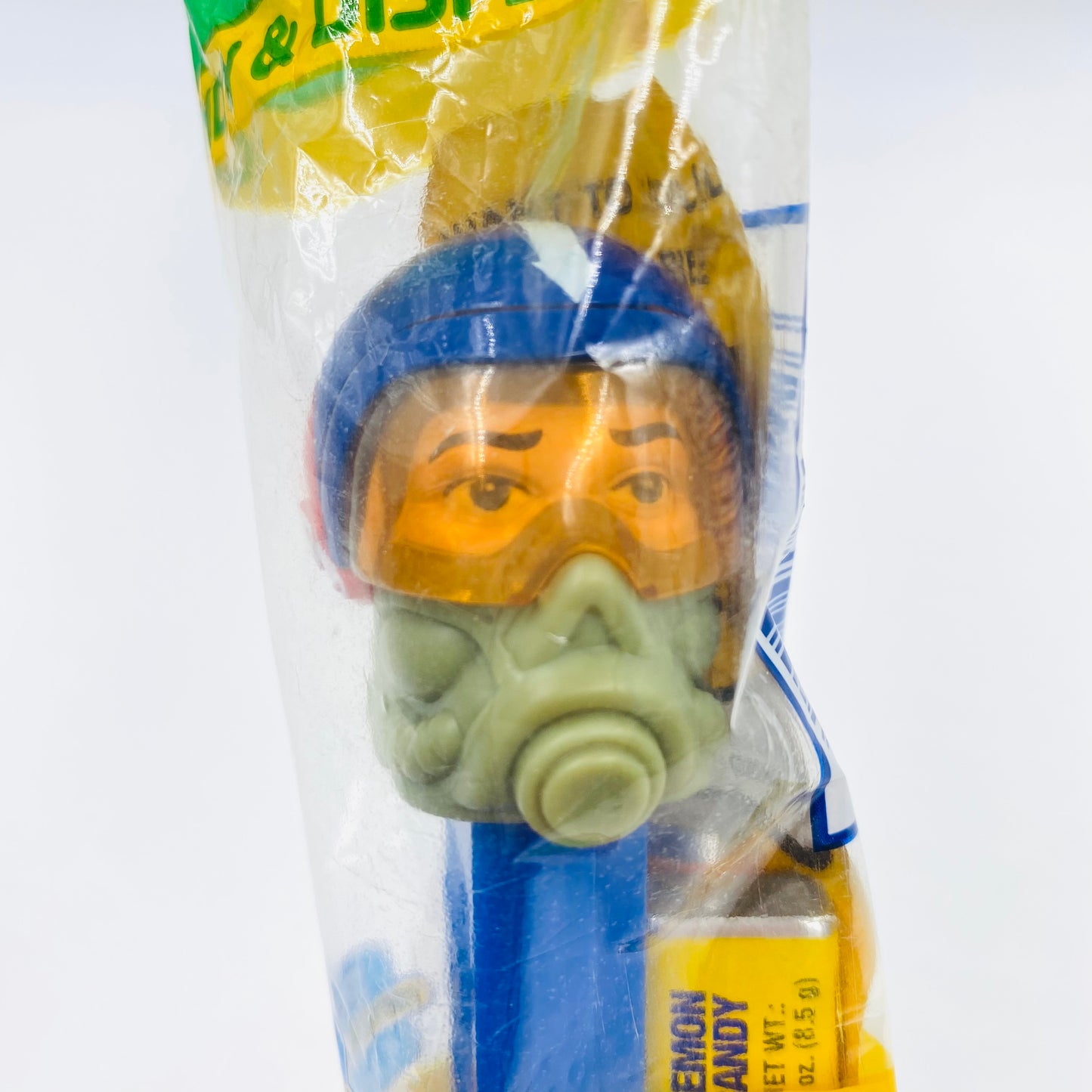 Emergency Heroes Pete the Pilot PEZ dispenser (2003) bagged 5.9 China green cello
