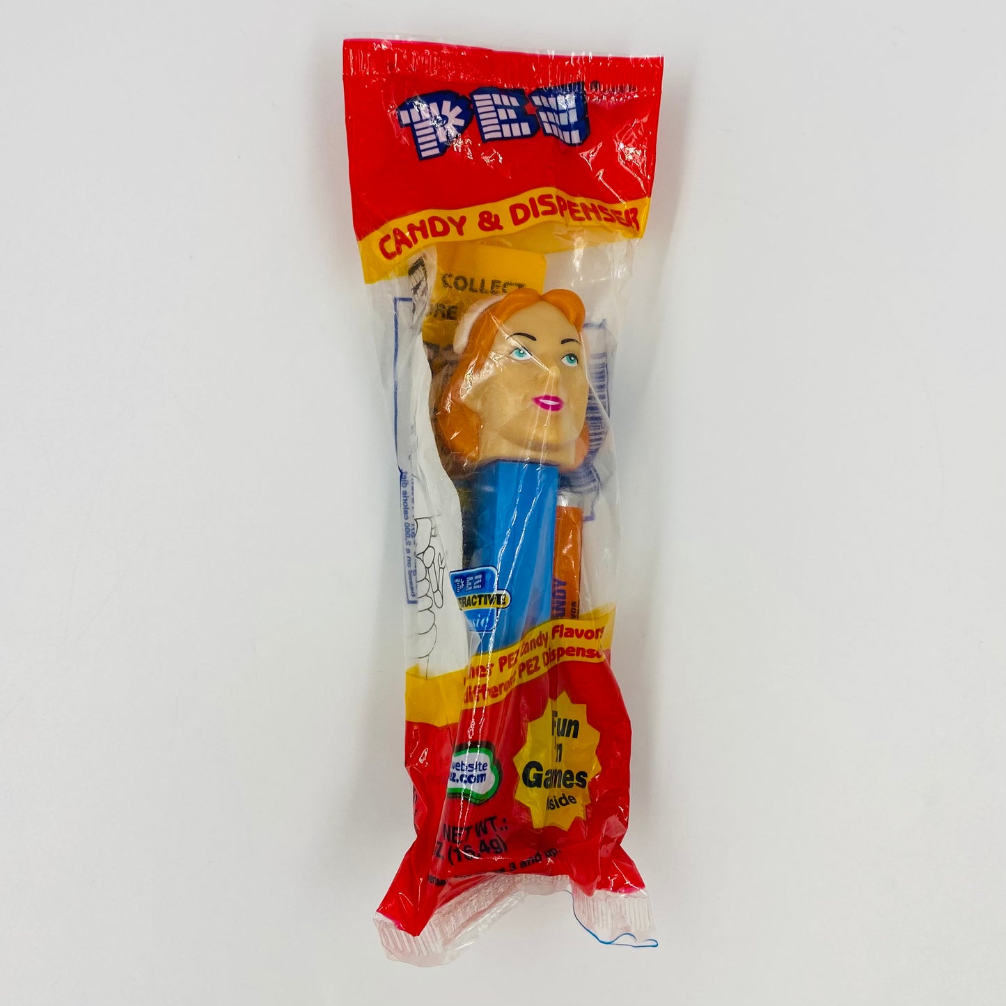 Emergency Heroes Nancy the Nurse PEZ dispenser (2003) bagged 5.9 China red cello