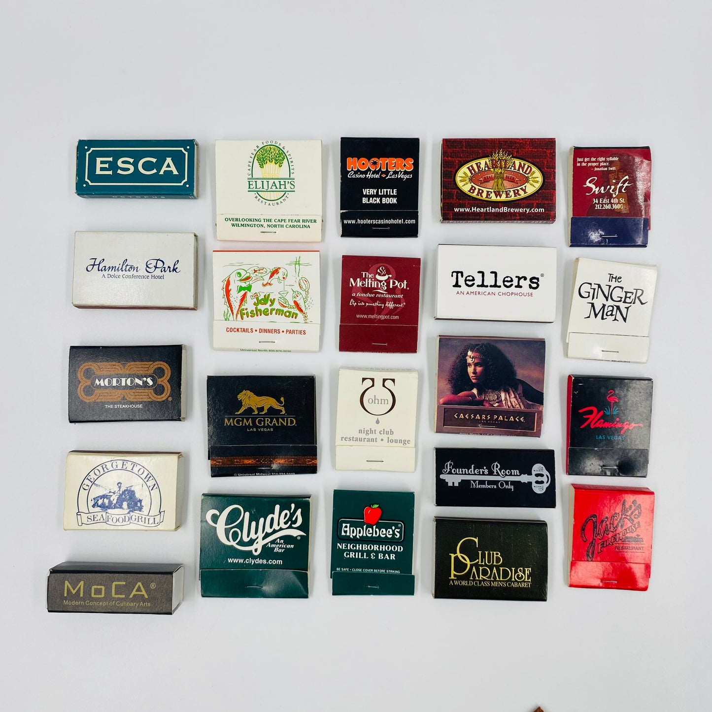 M&PC Matchbook FUN PACK: Bars & Restaurants!