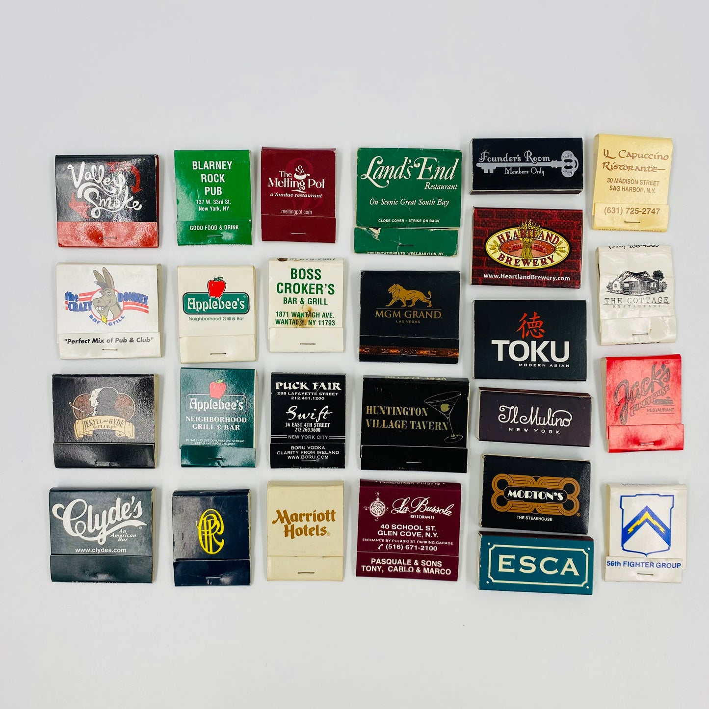 M&PC Matchbook FUN PACK: Bars & Restaurants!