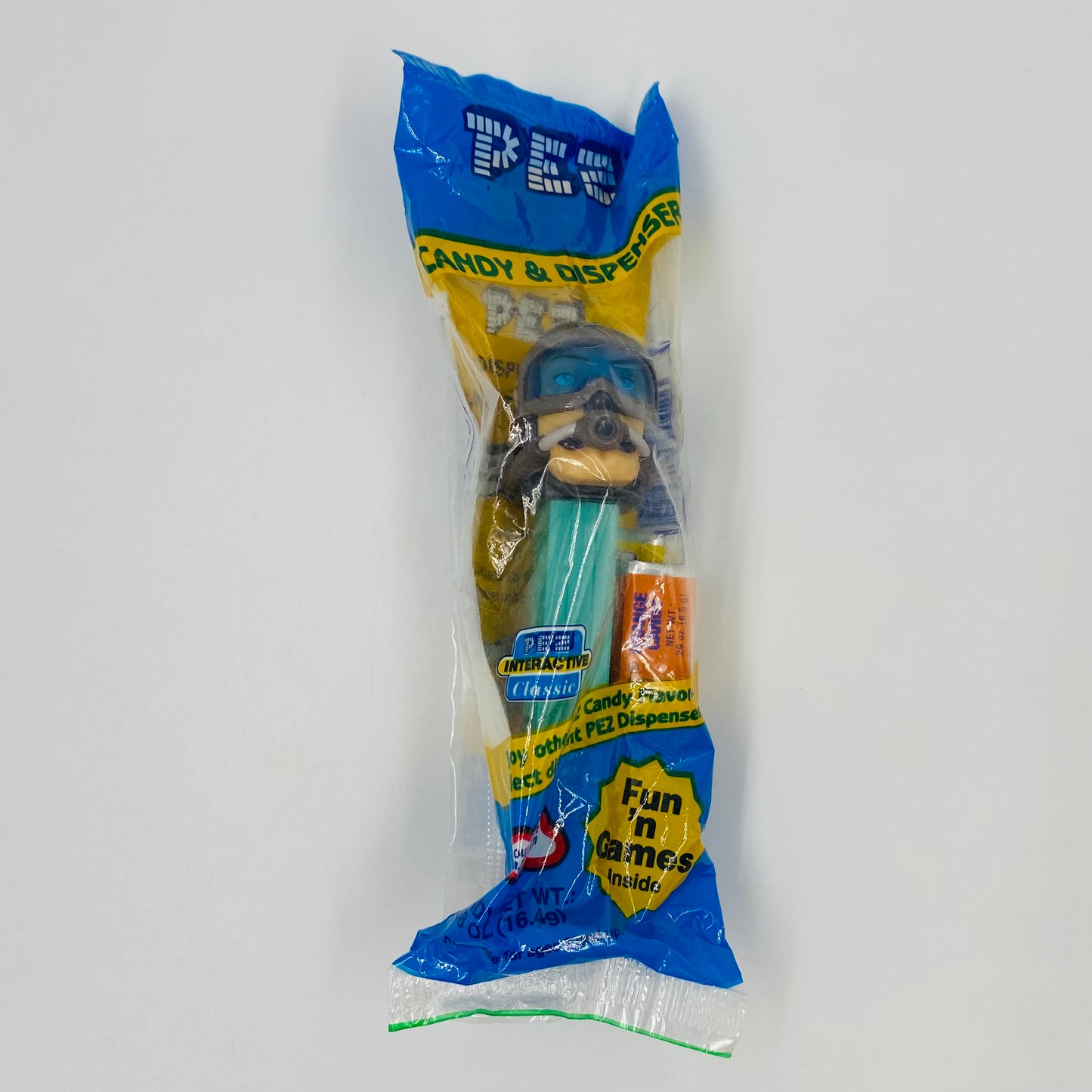 Emergency Heroes Dave the Diver PEZ dispenser (2003) bagged 5.9 China blue cello