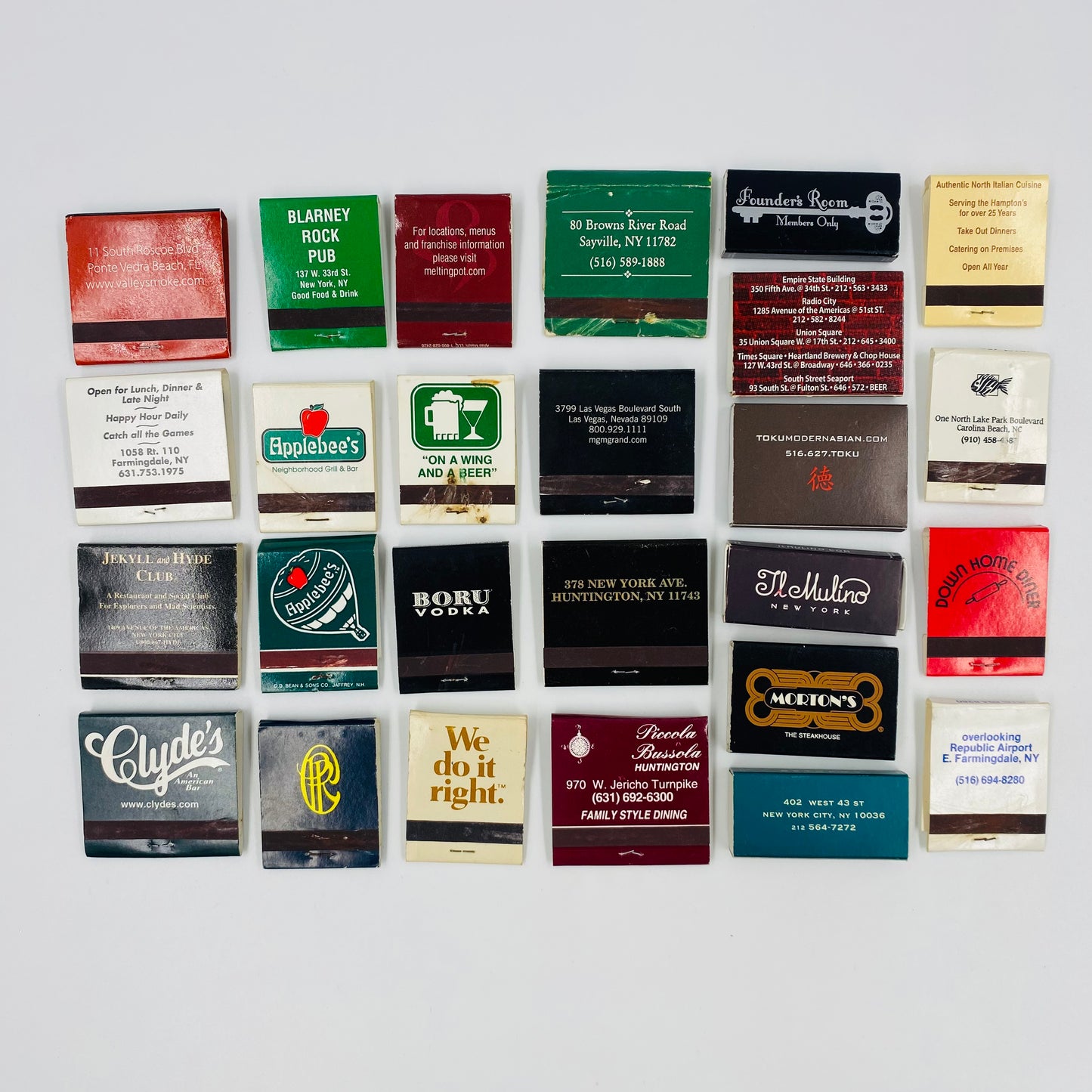 M&PC Matchbook FUN PACK: Bars & Restaurants!