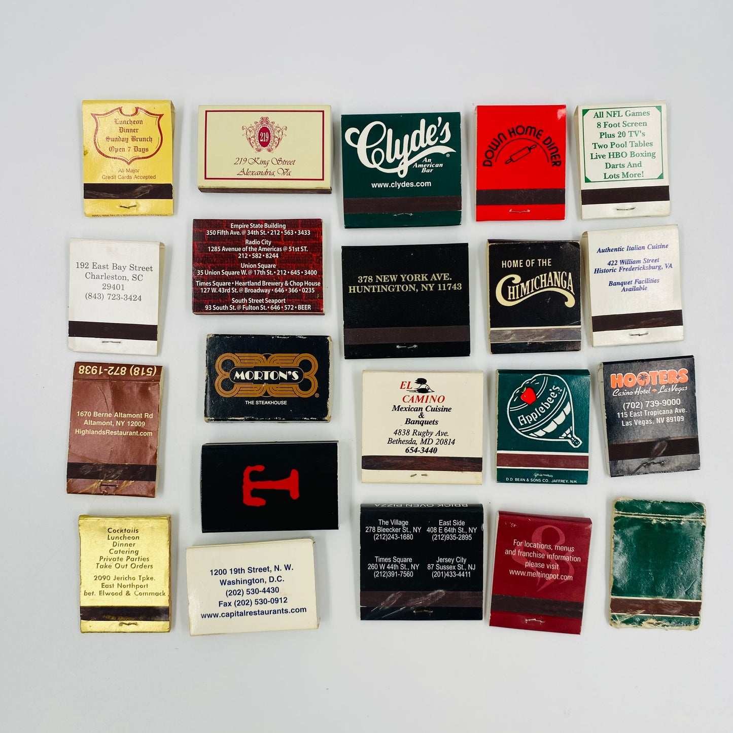 M&PC Matchbook FUN PACK: Bars & Restaurants!