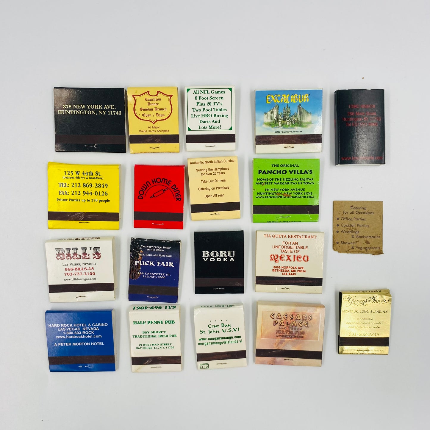 M&PC Matchbook FUN PACK: Bars & Restaurants!
