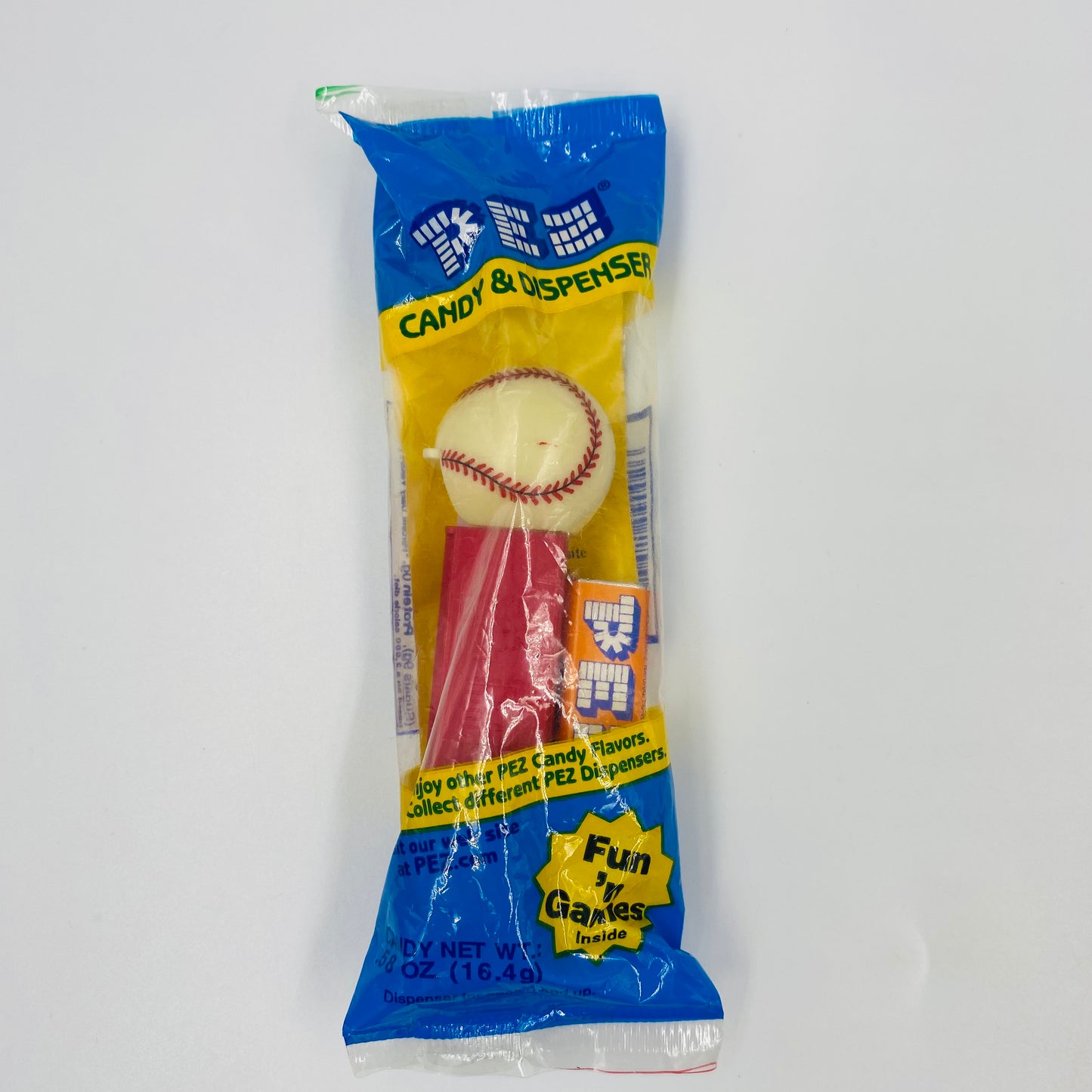 MLB Baseball Philadelphia Phillies baseball PEZ dispenser (2001) bagged 4.9 Hungary blue cello