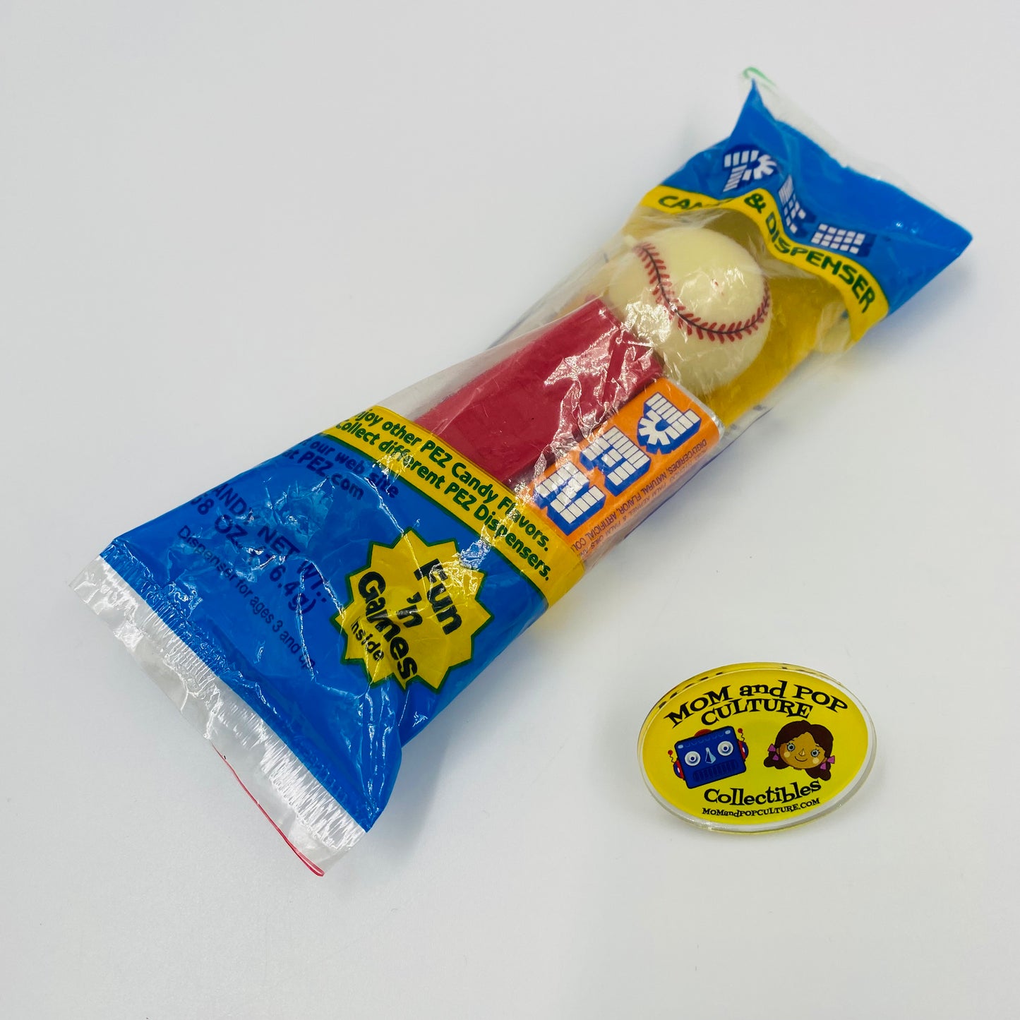 MLB Baseball Philadelphia Phillies baseball PEZ dispenser (2001) bagged 4.9 Hungary blue cello