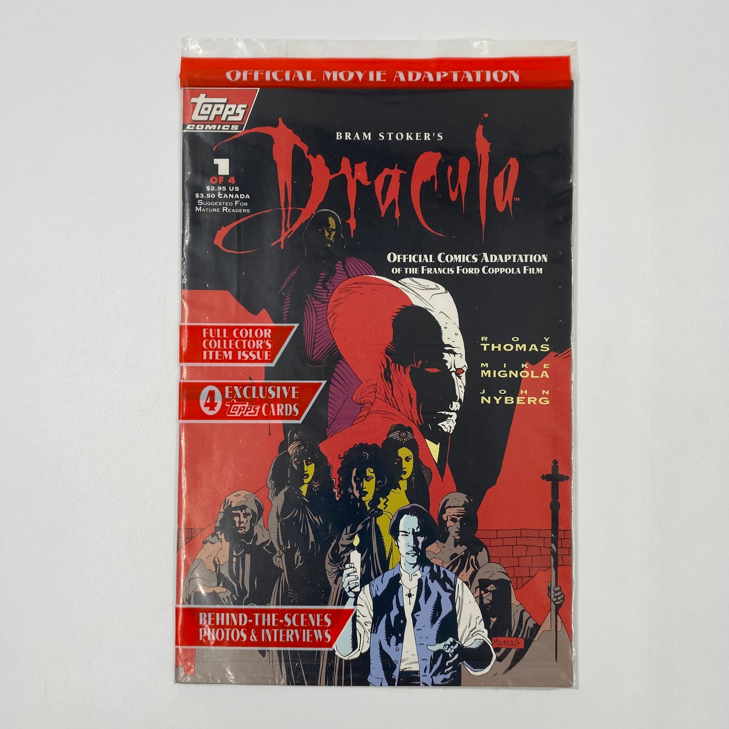 Dracula #1-4 (1992-1993) Topps (VF)