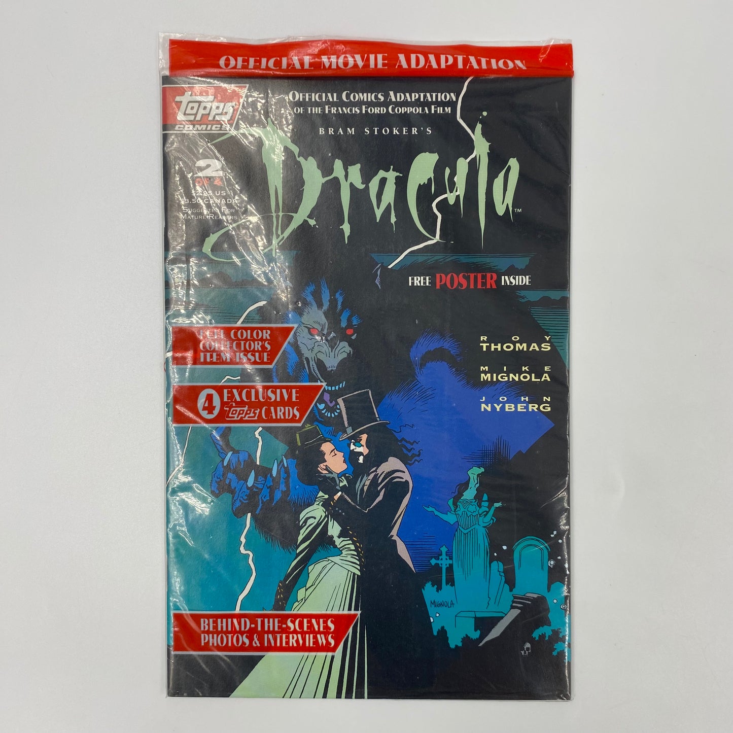Dracula #1-4 (1992-1993) Topps (VF)