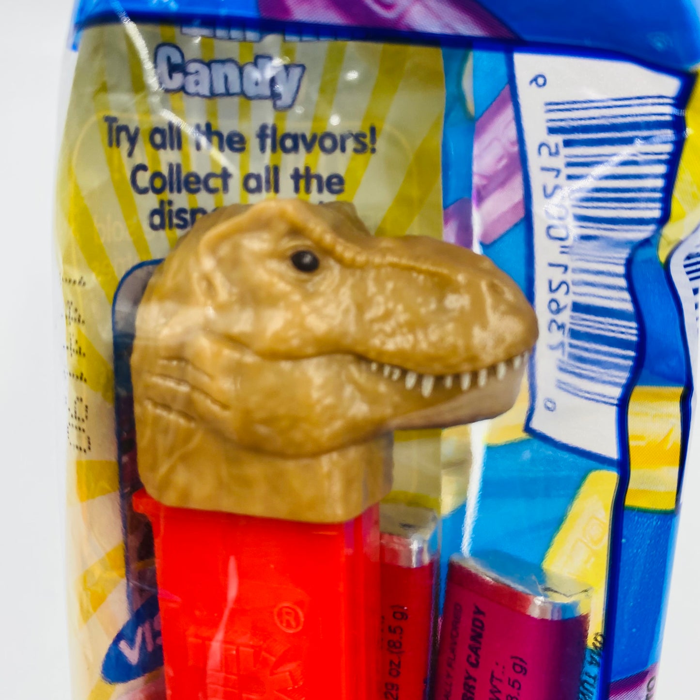 Jurassic World T-Rex PEZ dispenser (2018) bagged 7.5 China
