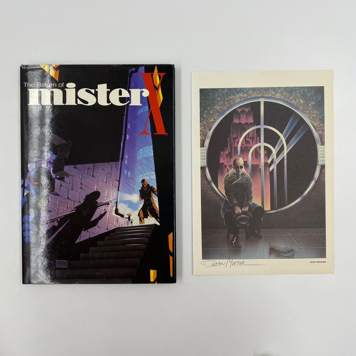 The Return of Mister X HC (1986) Graphitti SIGNED & NUMBERED