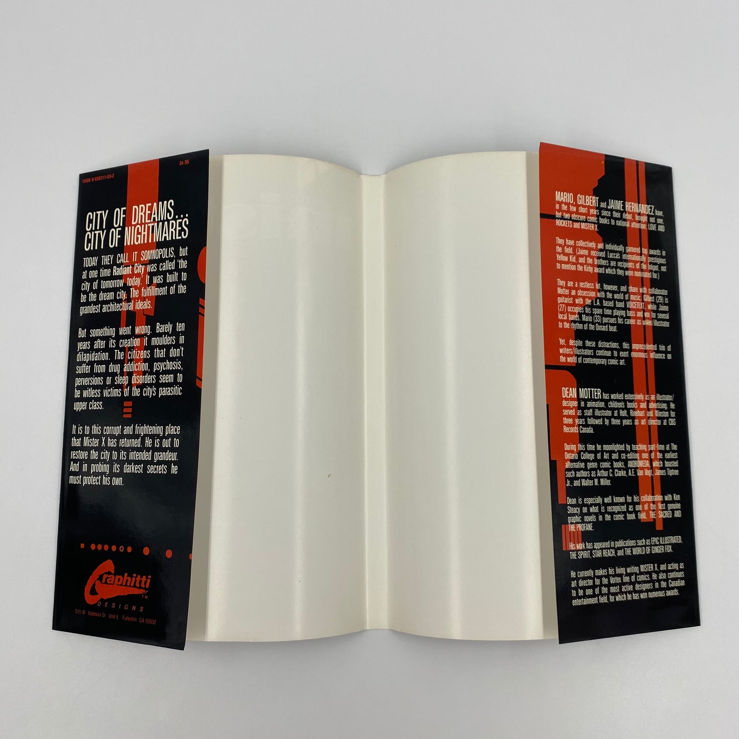 The Return of Mister X HC (1986) Graphitti SIGNED & NUMBERED