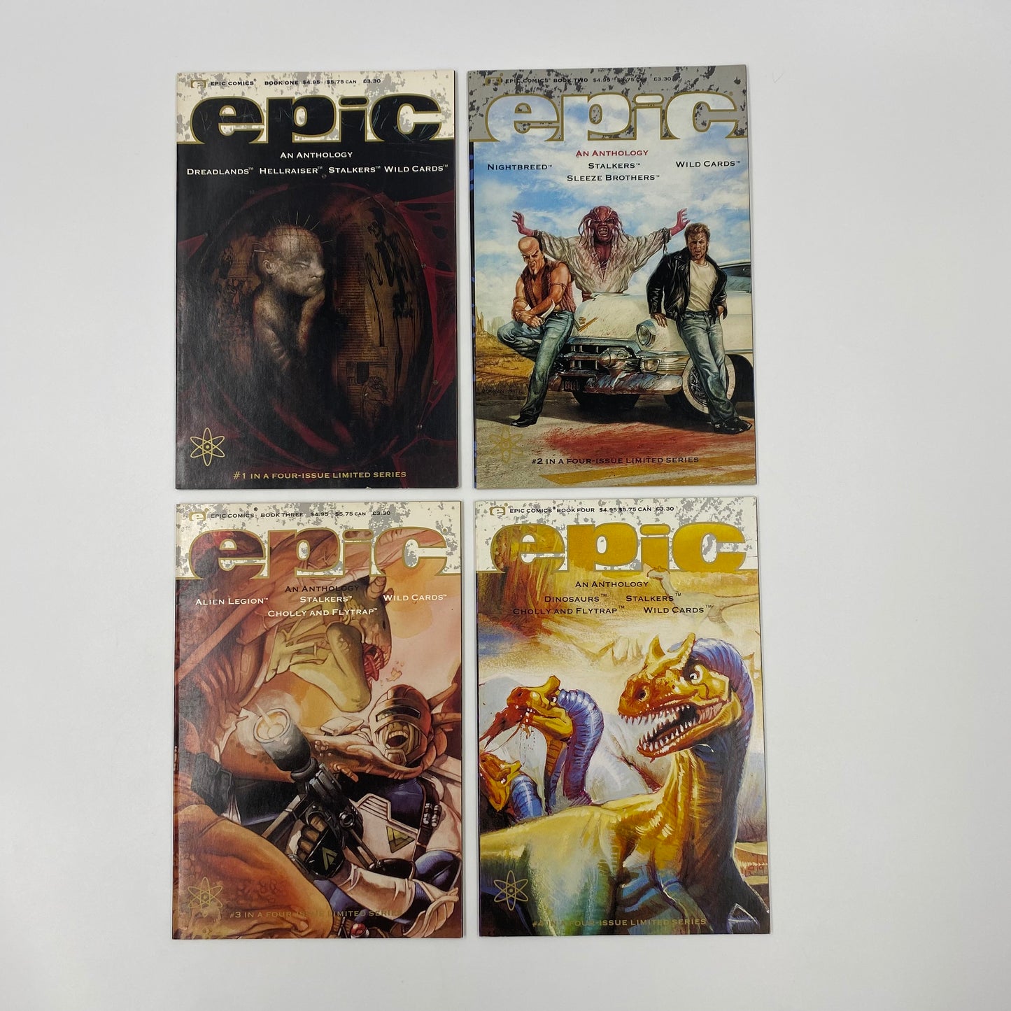 Epic #1-4 (1992) Marvel/Epic (FN, FN+, FN-, FN)