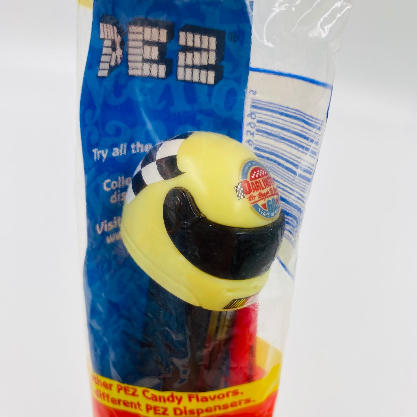 NASCAR Darlington Raceway Helmet PEZ dispenser (2009) bagged 5.9 China red cello