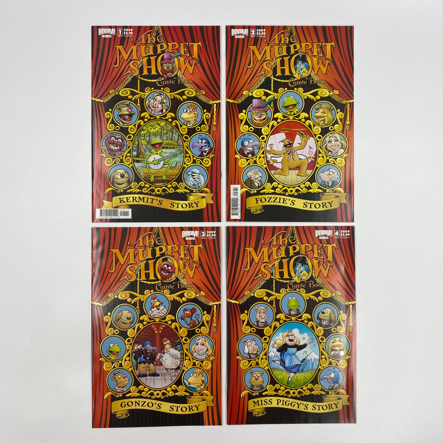 The Muppet Show Comic Book #1-4 (2009) BOOM Kids!  (VG to FN)