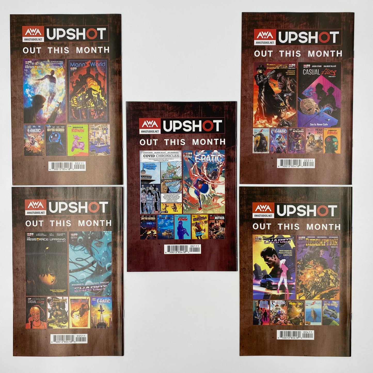 E-Ratic #1-5 (2020-2021) AWA/Upshot (VF, NM, NM, NM, NM)