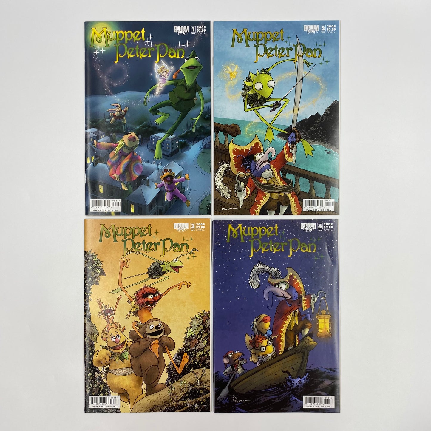 Muppet Peter Pan #1-4 (2009) BOOM Kids! (FN)