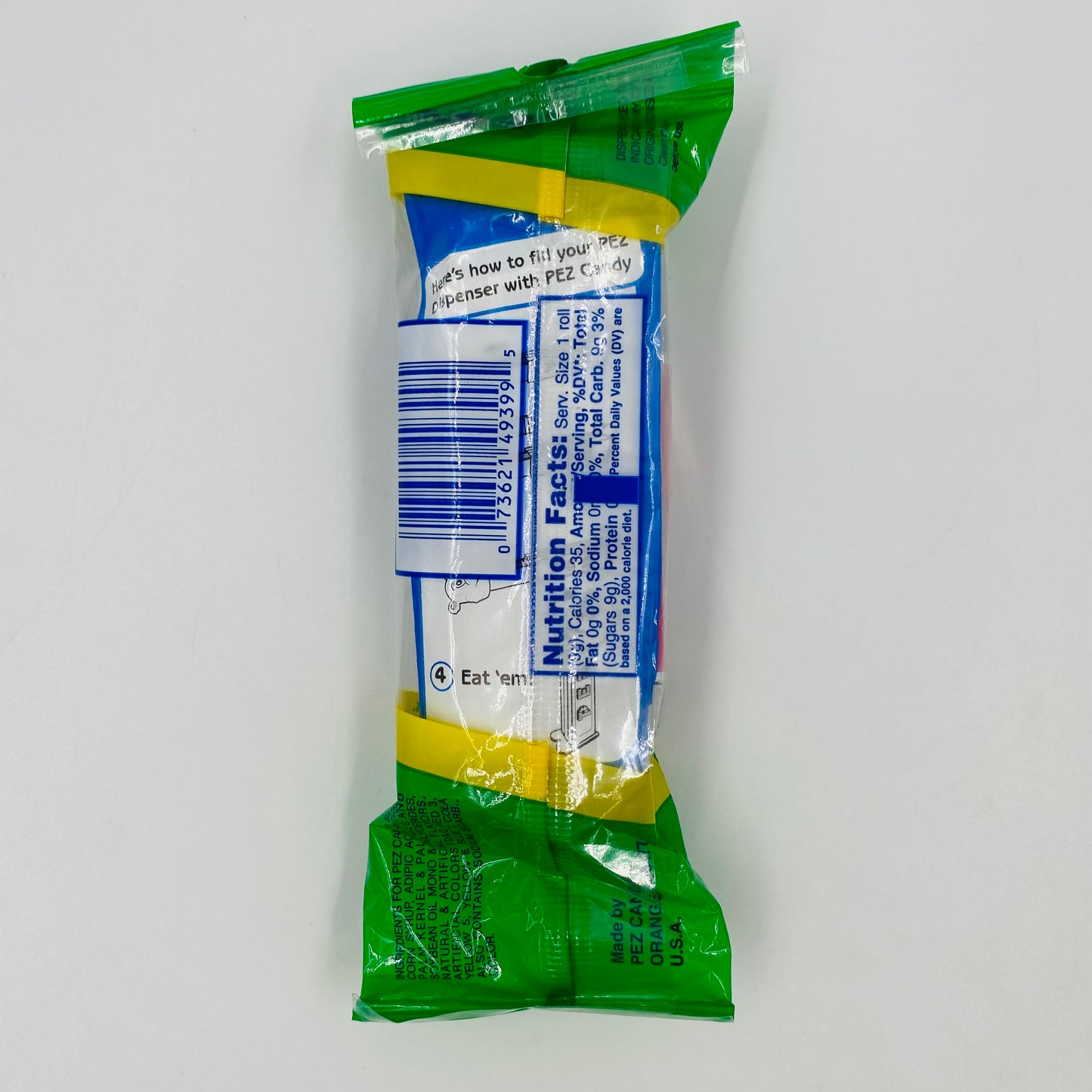 NASCAR Rusty Wallace Hauler PEZ dispenser (2007) bagged green cello