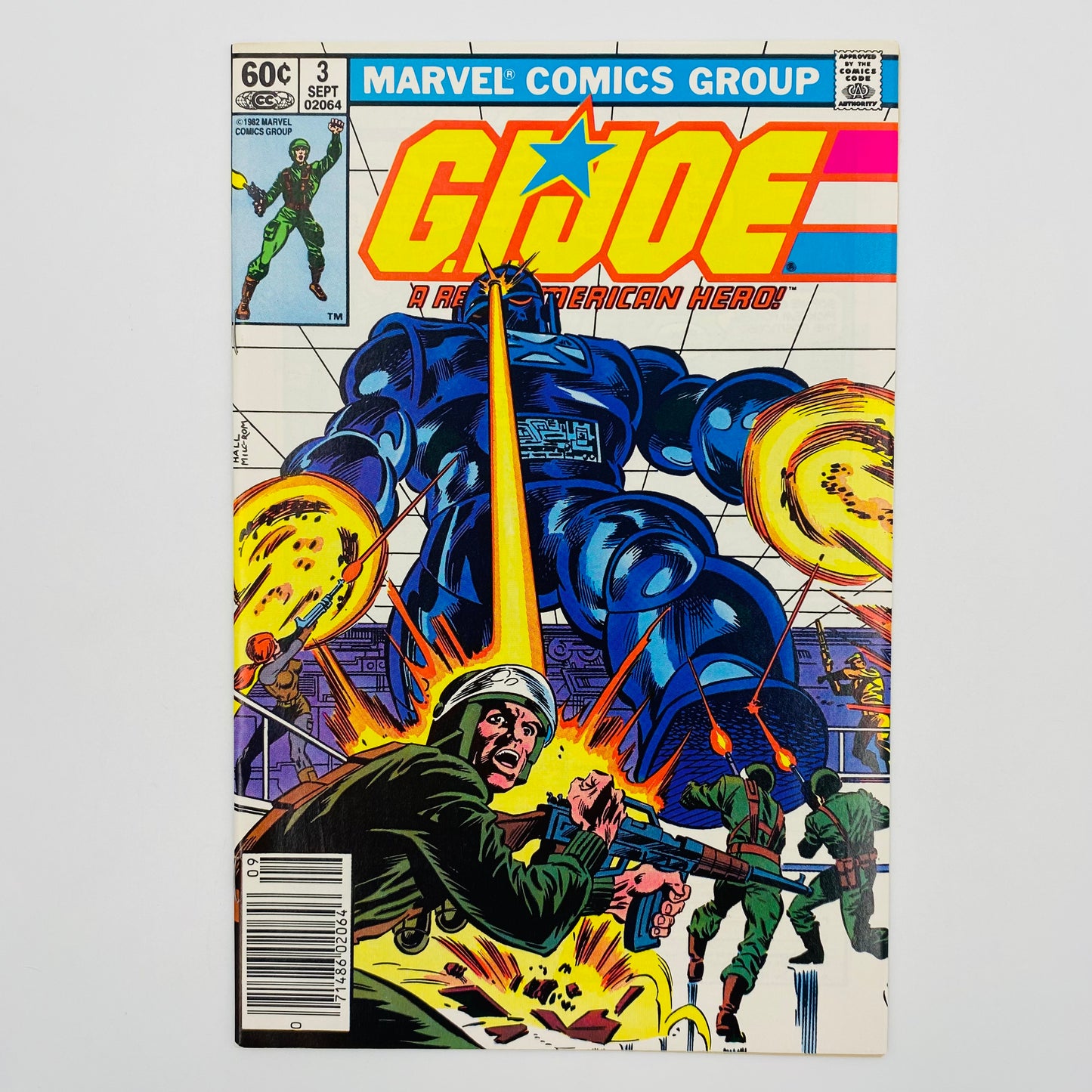 G.I. Joe A Real American Hero #3 newsstand edition (1982) Marvel