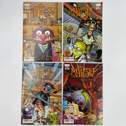 The Muppet Show Comic Book The Treasure of Peg Leg Wilson #1-4 (2009) BOOM Kids! (FN)
