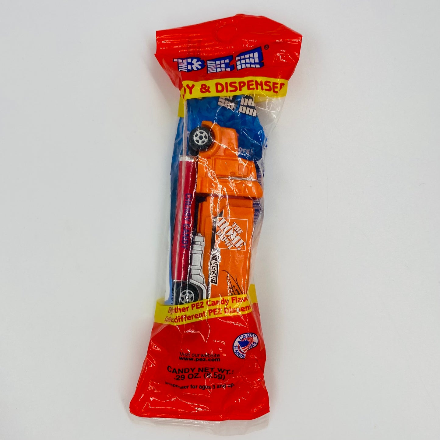 NASCAR Tony Stewart Hauler PEZ dispenser (2007) bagged red cello