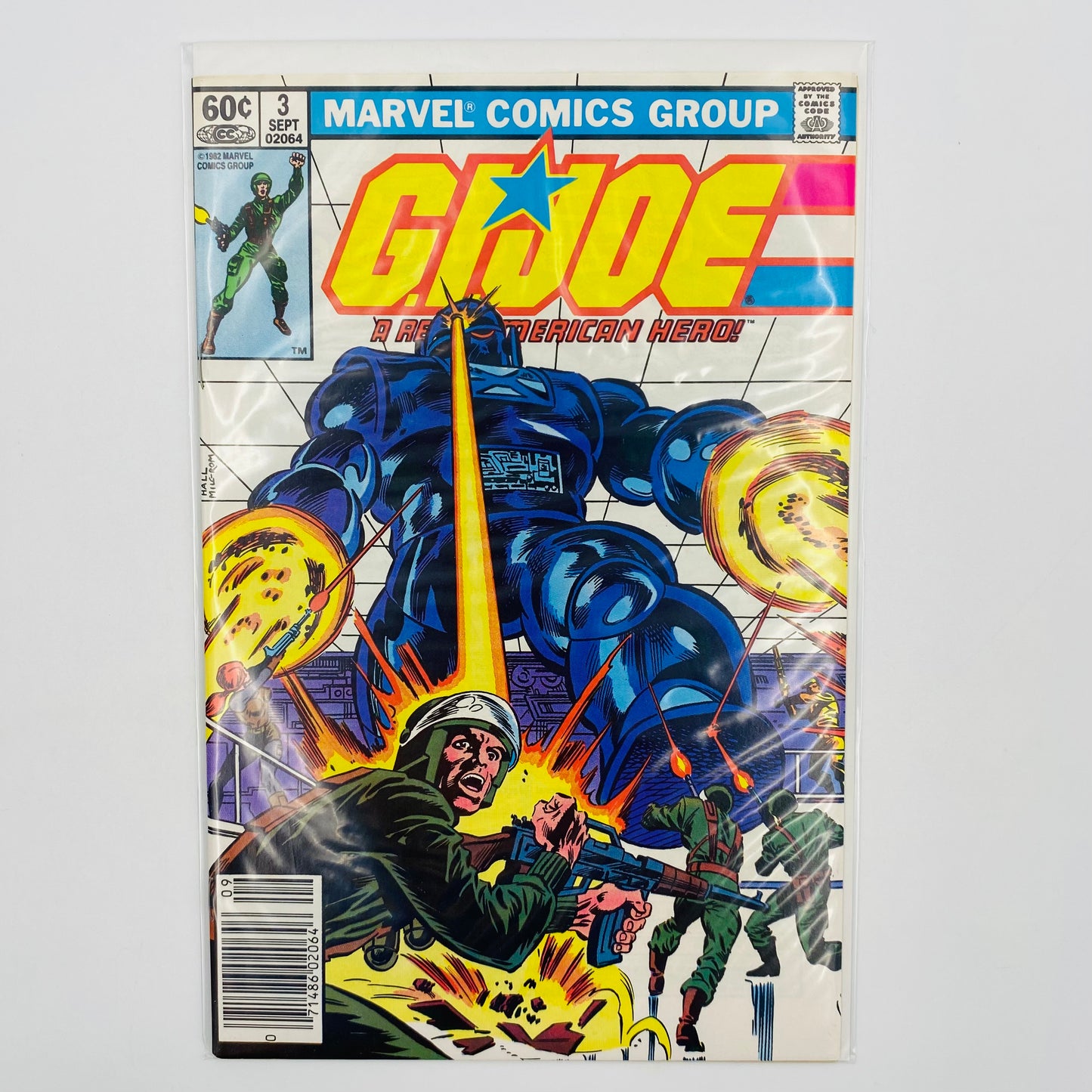 G.I. Joe A Real American Hero #3 newsstand edition (1982) Marvel