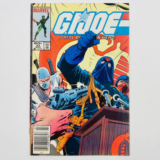 G.I. Joe A Real American Hero #33 newsstand edition (1988) Marvel