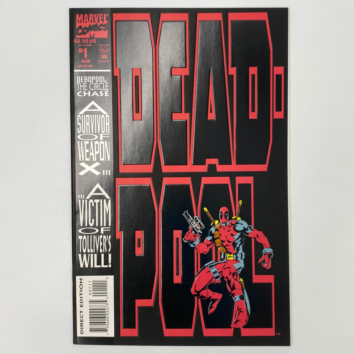 Deadpool the Circle Chase #1-4 (1993) Marvel (VF, VF+, VF+, FN+)