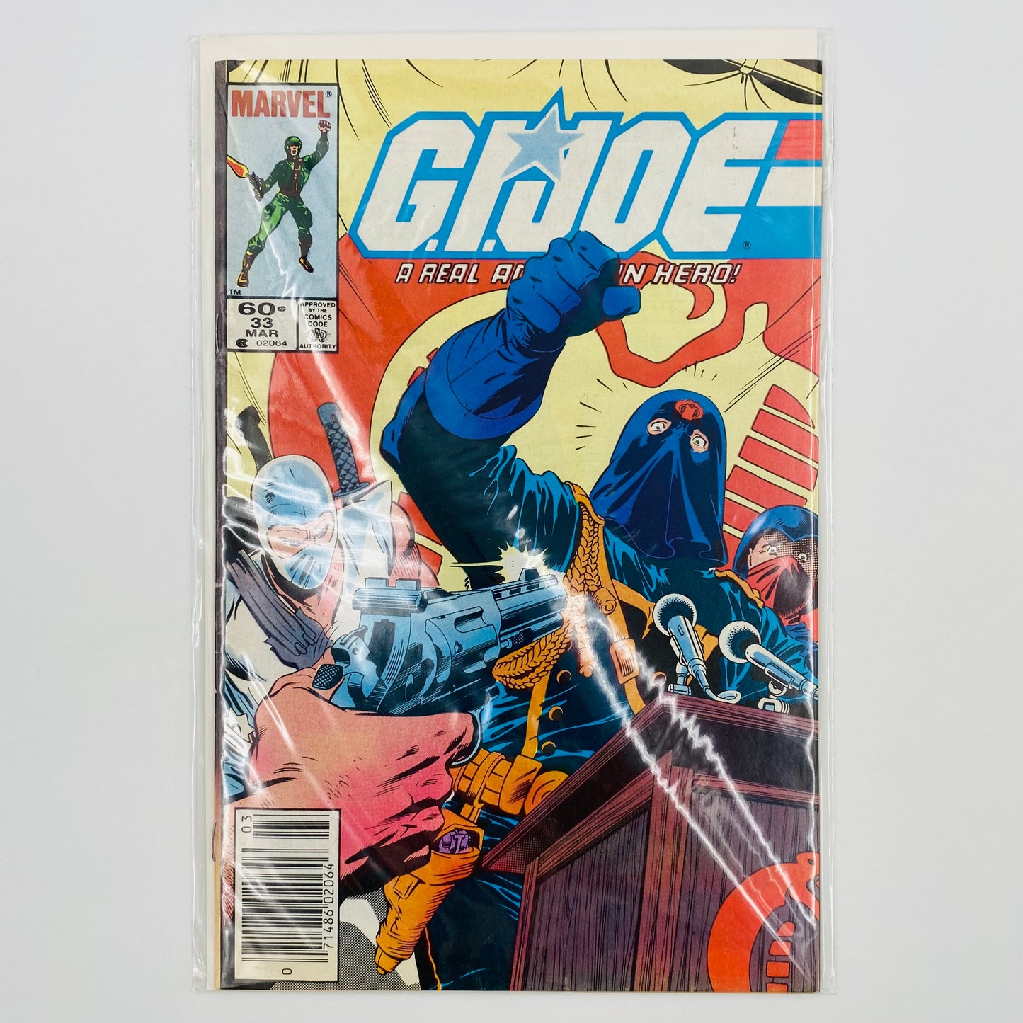 G.I. Joe A Real American Hero #33 newsstand edition (1988) Marvel