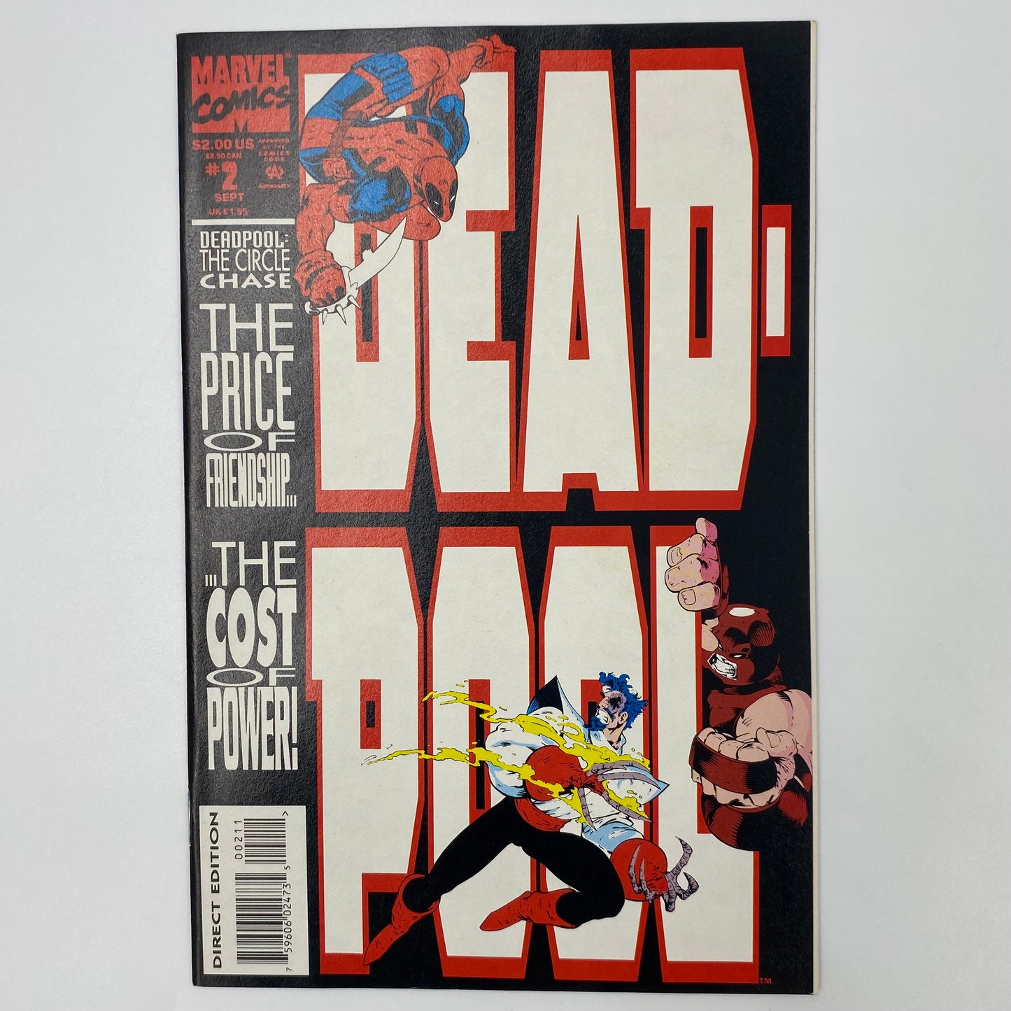 Deadpool the Circle Chase #1-4 (1993) Marvel (VF, VF+, VF+, FN+)