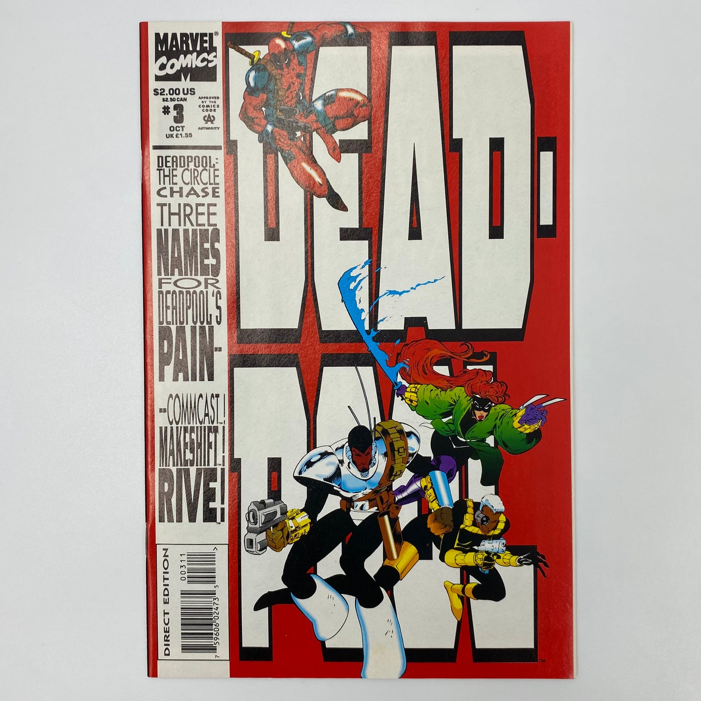 Deadpool the Circle Chase #1-4 (1993) Marvel (VF, VF+, VF+, FN+)