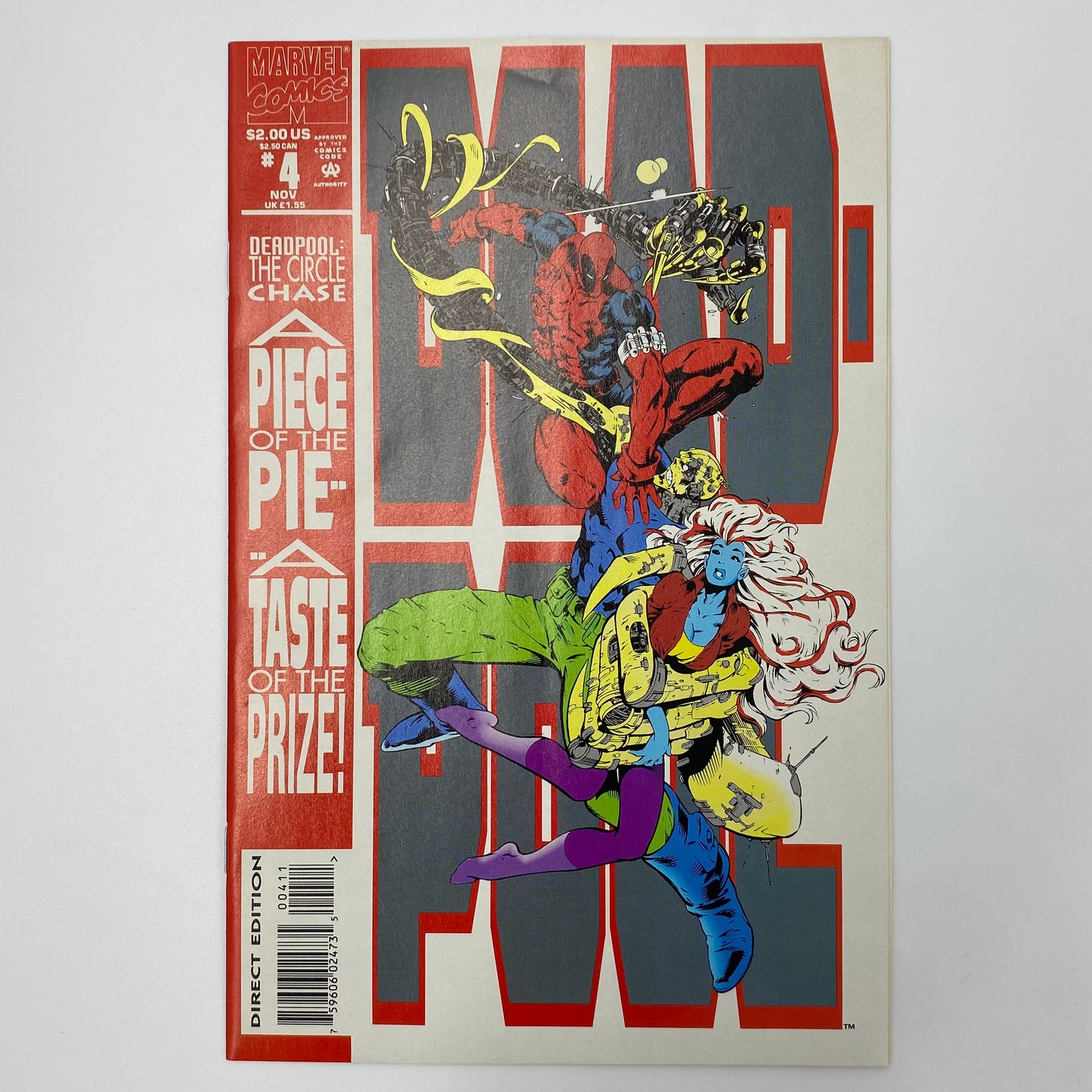 Deadpool the Circle Chase #1-4 (1993) Marvel (VF, VF+, VF+, FN+)